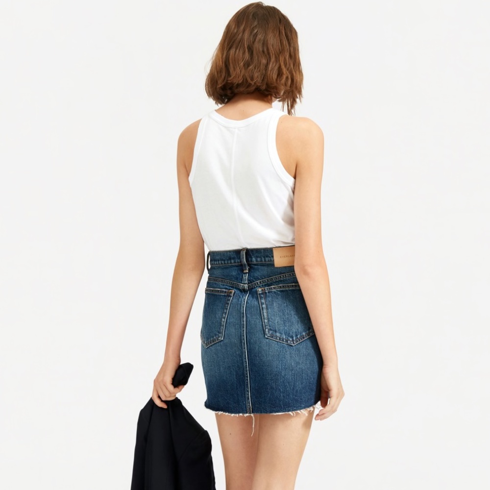 Everlane Denim Skirt - Picture 2 of 10